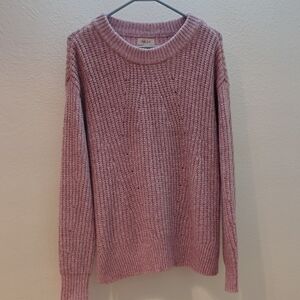 Style & Co. Lavender Crew Neck Sweater